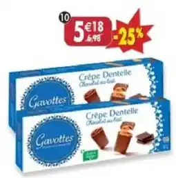 Maximo Gavottes Crêpe Dentelle offre