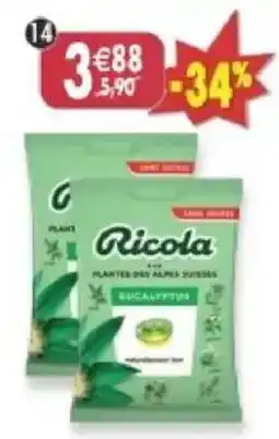 Maximo Ricola Plantes des Alpes Eucalyptus offre