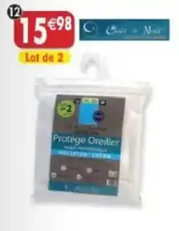 Maximo Clair de Nuit Protege Oreiller offre