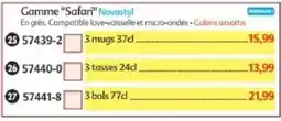 Maximo Novastyl Gamme "Safari" offre