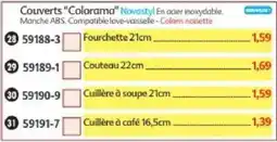 Maximo Novastyl Couverts Colorama offre