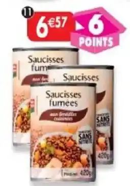 Maximo Saucisses fumées offre