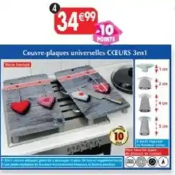 Maximo CŒURS Couvre-plaques universelles offre