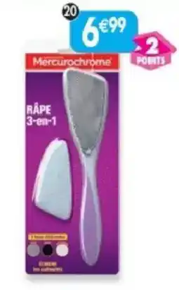 Maximo Mercurochrome RÂPE 3-en-1 offre