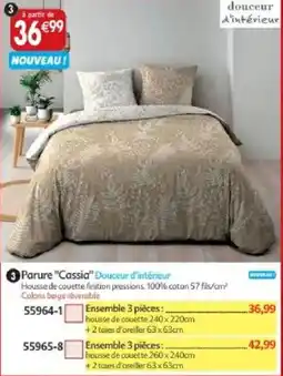 Maximo Douceur d'intérieur Parure "Cassia" offre