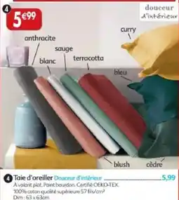 Maximo Douceur d'intérieur Taie d'oreiller offre