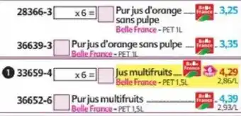 Maximo Belle France Jus multifruits offre