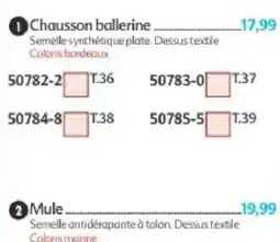 Maximo Chausson ballerine offre