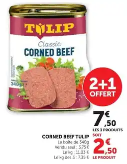 Super U TULIP CORNED BEEF offre