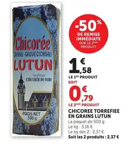 Super U LUTUN Chicorée offre