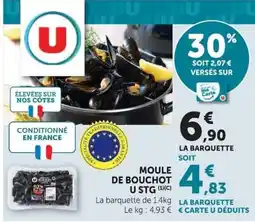 Super U MOULE DE BOUCHOT U STG offre