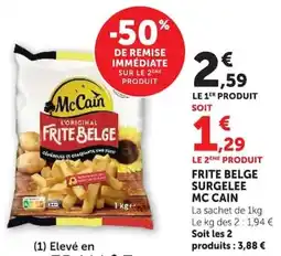 Super U McCain Frite Belge offre