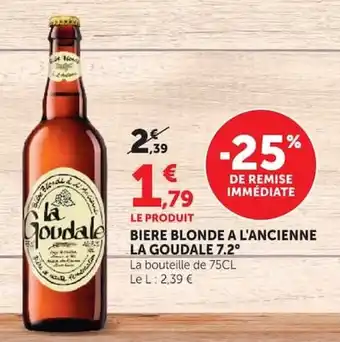 La Goudale Bière blonde à l'ancienne