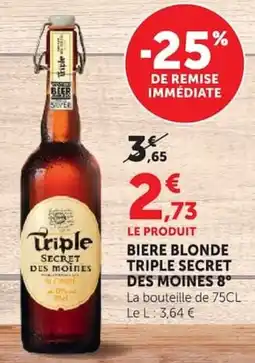 Super U Triple Secret Des Moines offre