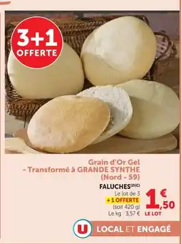Super U Grain d'Or Gel Faluches offre