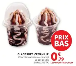 Super U GLACE SOFT ICE VANILLE offre
