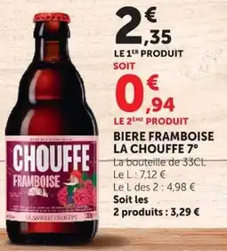 Super U CHOUFFE Framboise offre