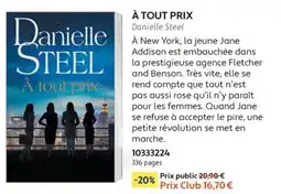 France Loisirs Danielle Steel À tout prix offre