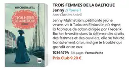 France Loisirs Trois femmes de la baltique jenny offre