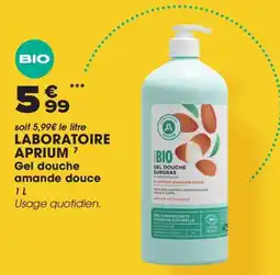 Aprium Pharmacie Laboratoire aprium gel douche amande douce offre