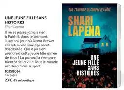 France Loisirs Shari lapena une jeune fille sans histoires offre