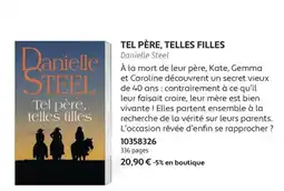 France Loisirs Danielle Steel Tel père, telles filles offre