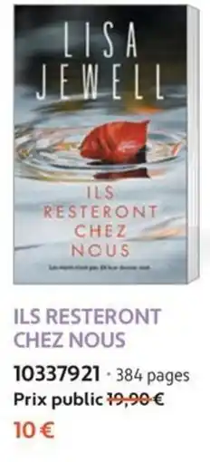 France Loisirs LISA JEWELL ILS RESTERONT CHEZ NOUS offre