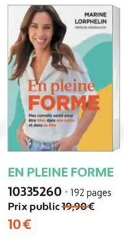 France Loisirs Marine Lorphelin En pleine forme offre