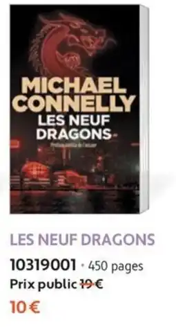 France Loisirs MICHAEL CONNELLY LES NEUF DRAGONS offre