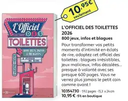 France Loisirs L'Officiel DES TOILETTES offre