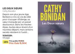 France Loisirs Cathy Bonidan Les Deux sœurs offre