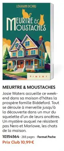 France Loisirs Piment meurtre & moustaches offre