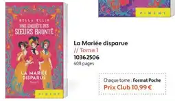France Loisirs PIMENT La Mariée disparue offre
