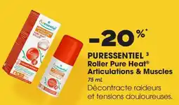 Aprium Pharmacie Puresssentiel roller pure heat articulations & muscles offre