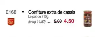 Croque Gel Confiture Extra de Cassis offre