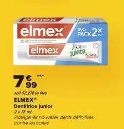 Aprium Pharmacie elmex Dentifrice junior offre