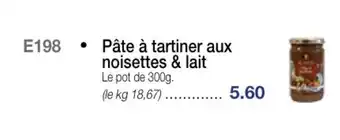 Croque Gel Pâte à tartiner Aux Noisettes & Lait offre