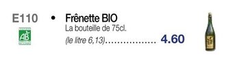 Croque Gel Frênette Bio offre
