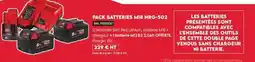 Tout faire matériaux Makita - pack batteries m18 nrc-502 offre