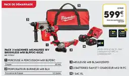 Tout faire matériaux Milwaukee - ck de demarrage offre