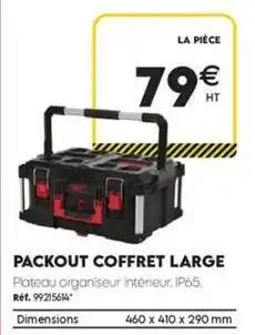 Tout faire matériaux Packout coffret large offre