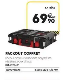 Tout faire matériaux Packout coffret offre