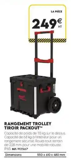Tout faire matériaux Rangement trolley offre