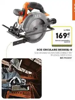 Tout faire matériaux Bosch - scie circulaire bks18sbl-o offre