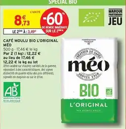 Intermarché Contact Signal - café moulu bio l'original offre