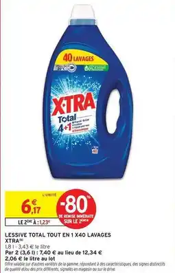 Intermarché Contact X-tra - lessive total tout en 1 offre