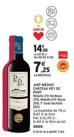 Intermarché Contact Bourgeois - aop médoc offre