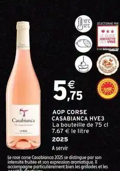 Intermarché Contact Hachette - aop corse casabianca hve3 offre