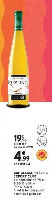 Carrefour - aop alsace riesling