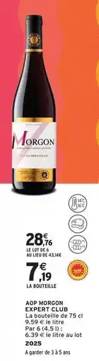 Intermarché Contact Expert club - aop morgon offre